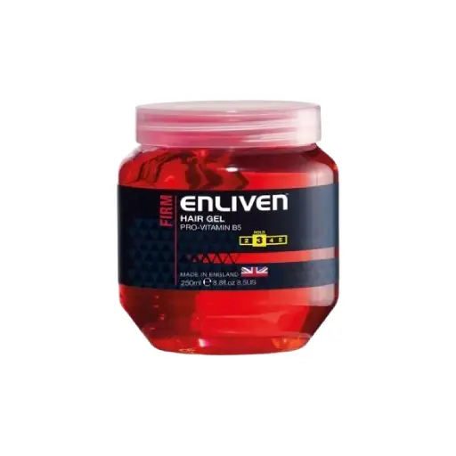 Enliven Firm Hold Hair Gel Red 250 G