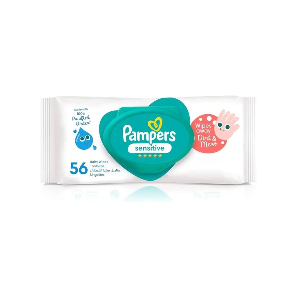 Pampers Baby Wipes Sensitive – 56 wipes