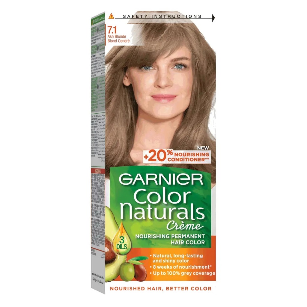 Garnier Color Naturals Hair Color 7.1 Ash Blonde