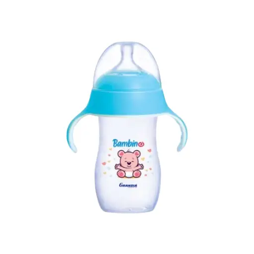 Granzia Bambino Natural Feeding Bottle with Handle 280 ml