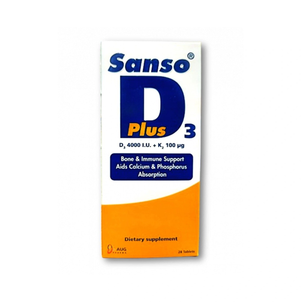 Sanso Vitamin D3 Plus – 28 Tablets