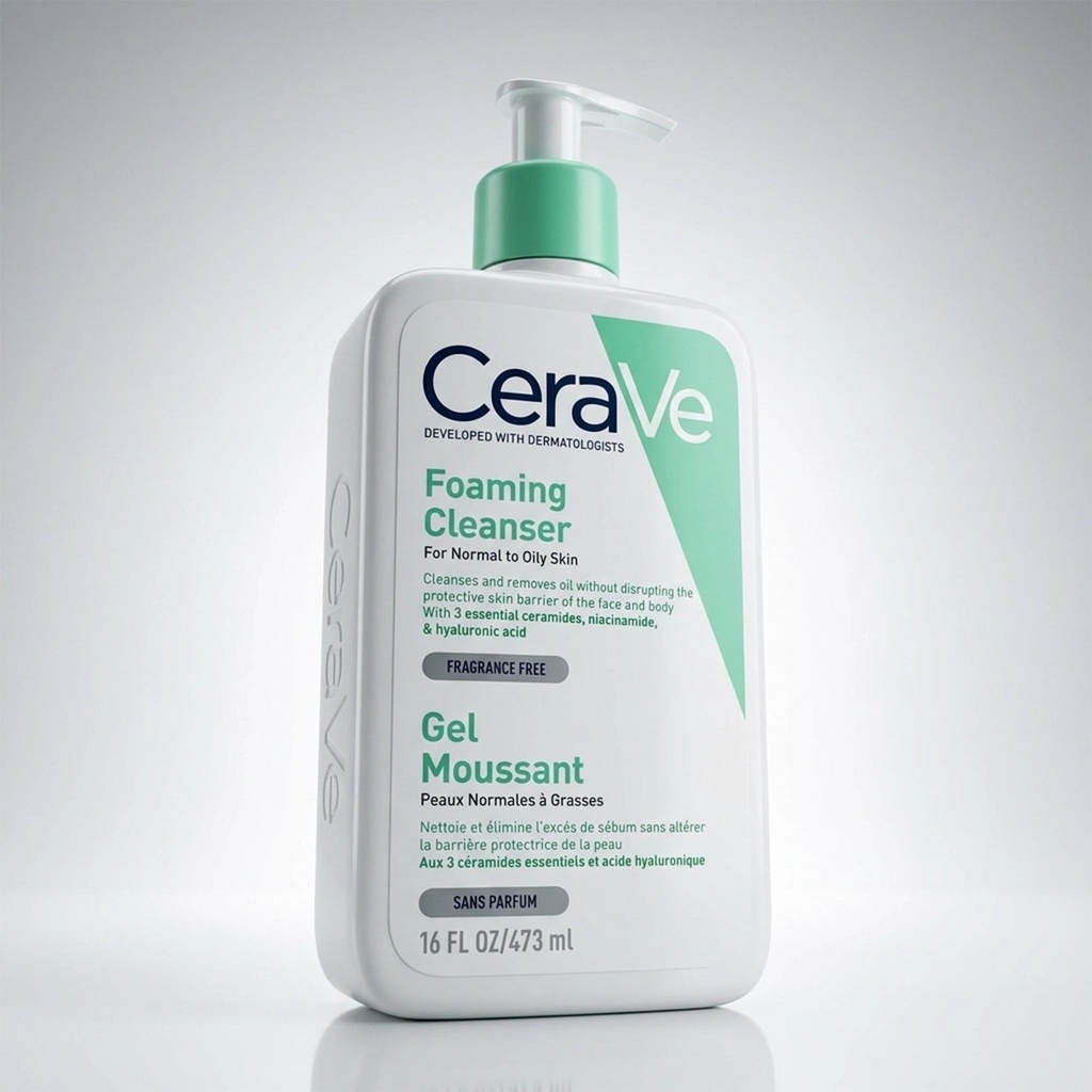 CeraVe Foaming Cleanser For Oily Skin – 473Ml