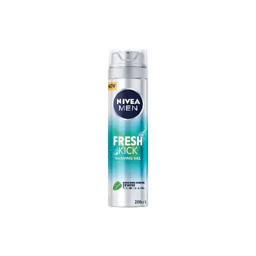 Nivea For Men Shaving Cool Kick Gel 200 Ml