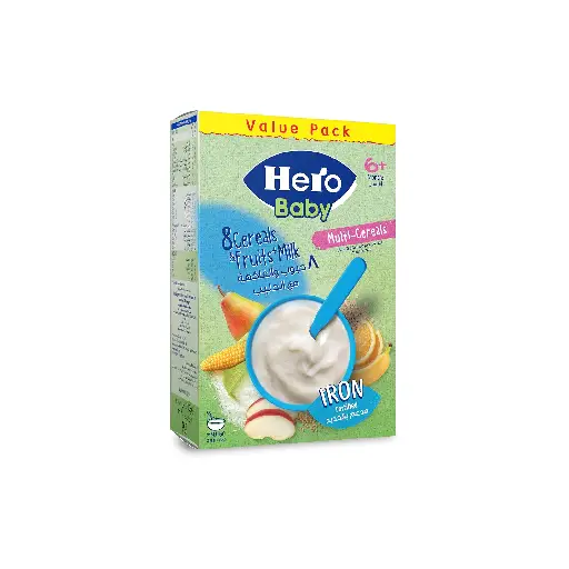 Hero Baby 8 Cereals Fruits Milk 300 G