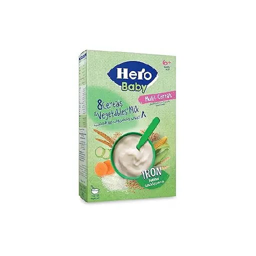 Hero Baby 8 Cereals Vegetables With Milk