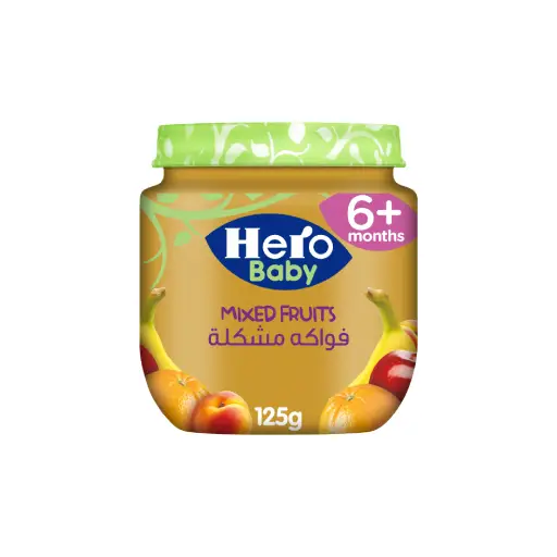 Hero Baby Jar Mixed Fruits 125 G ,6 Months