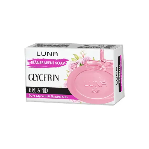 Luna Glycerin Soap Rose & Milk 100 Gm