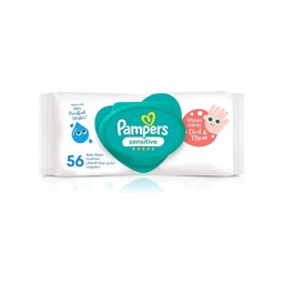 [90854] Pampers Baby Wipes Sensitive – 56 wipes
