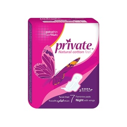 [93703] Private Extra Thin Night Pads – 7 Pads