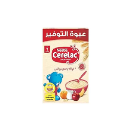 [71195] Cerelac 3 Fruits Wheat With Milk 500 G