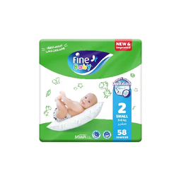 [78547] Fine Baby Diapers Size 2 – 58 Pieces